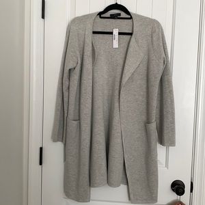 J Crew long sweater jacket